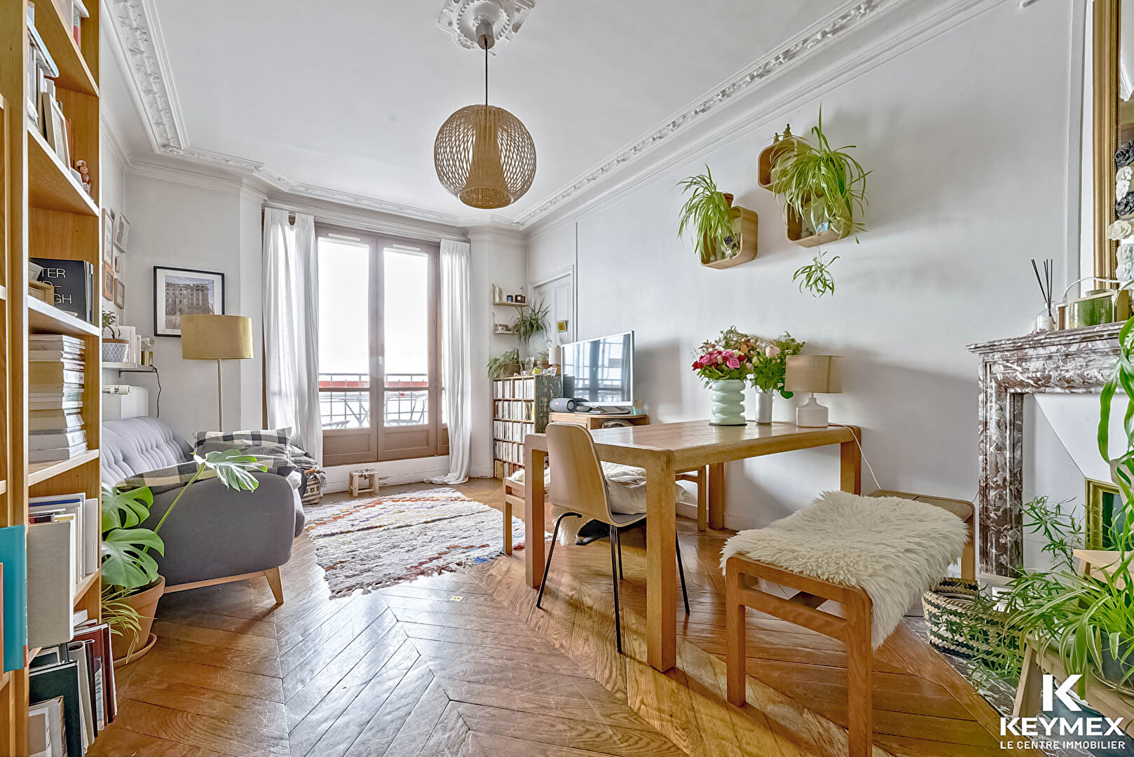 Appartement Paris 17e Quartier Batignolles F3 70m²