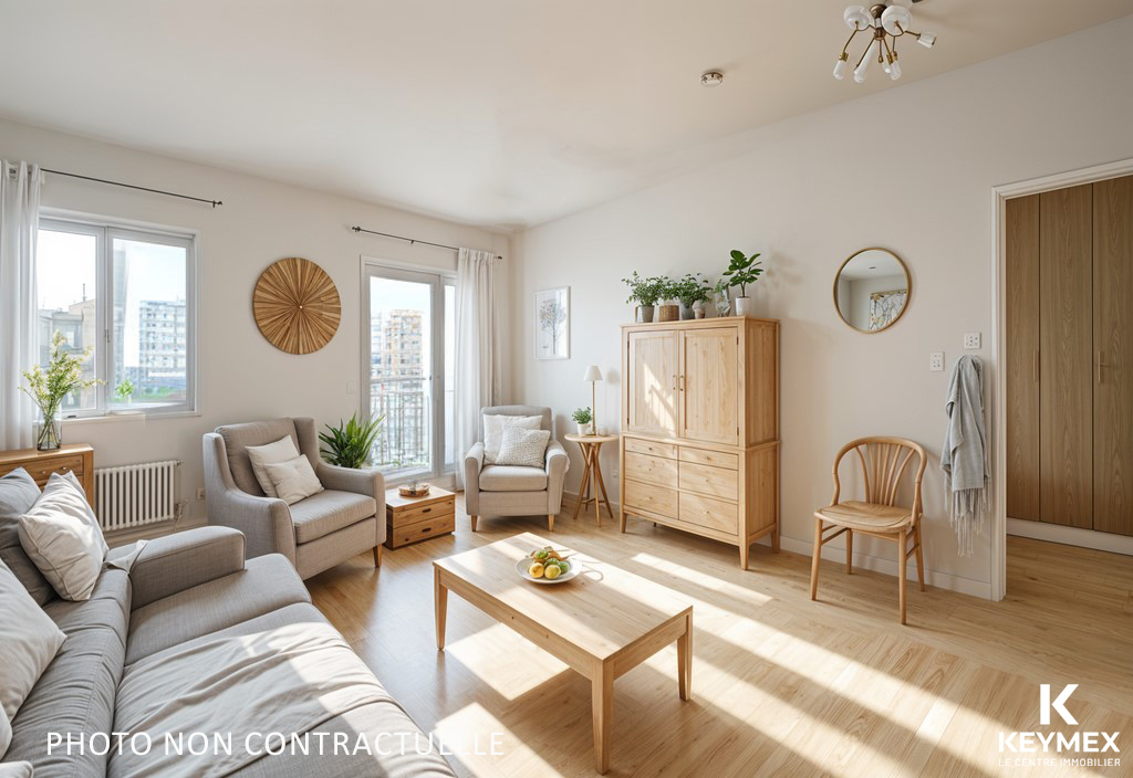 FRANCONVILLE, APPARTEMENT  3/4 pièce(s)  avec balcons