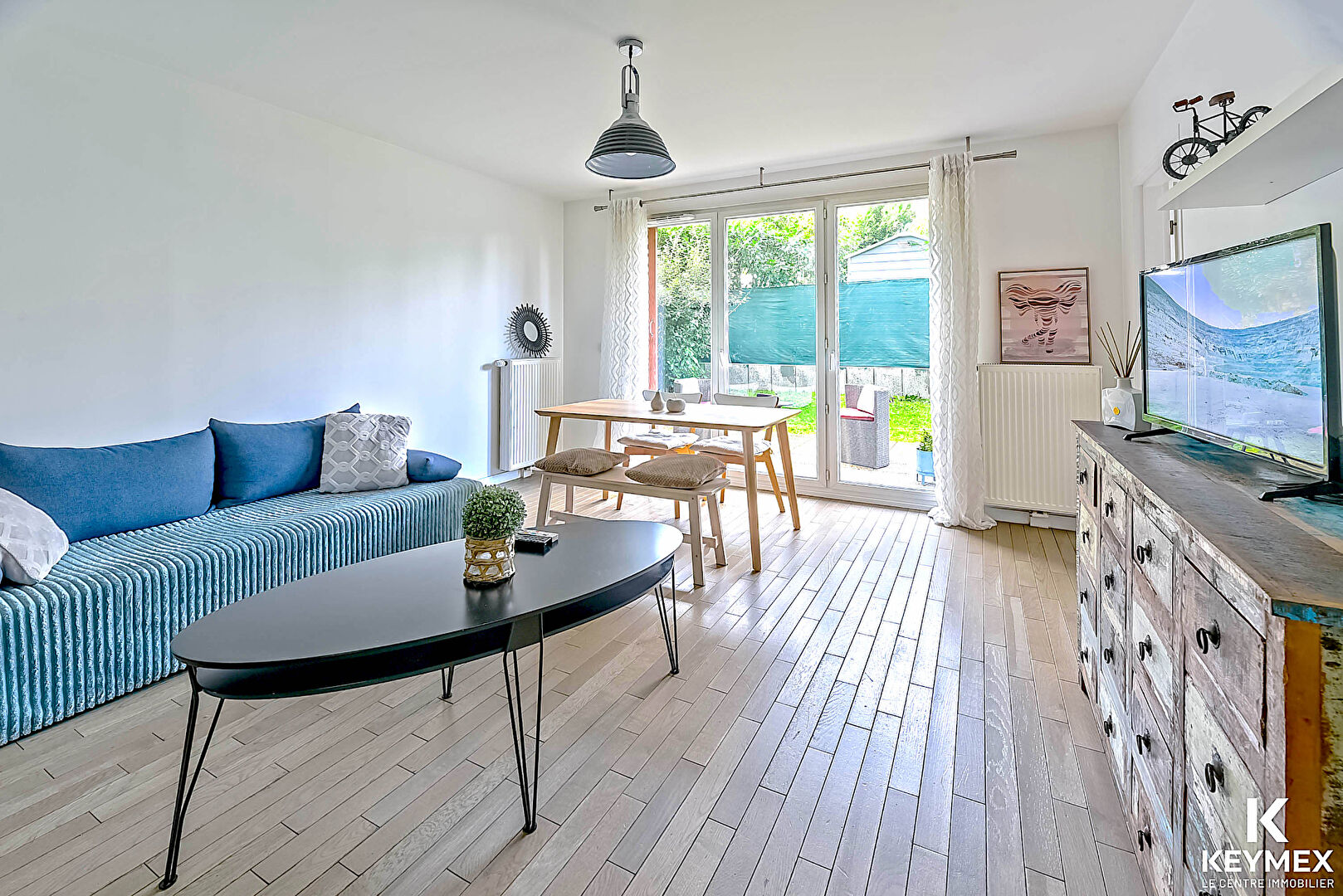 Cormeilles-en-Parisis appartement 2 pièces, 42 m2 + terrasse et jardin,1 cave, 2 parkings