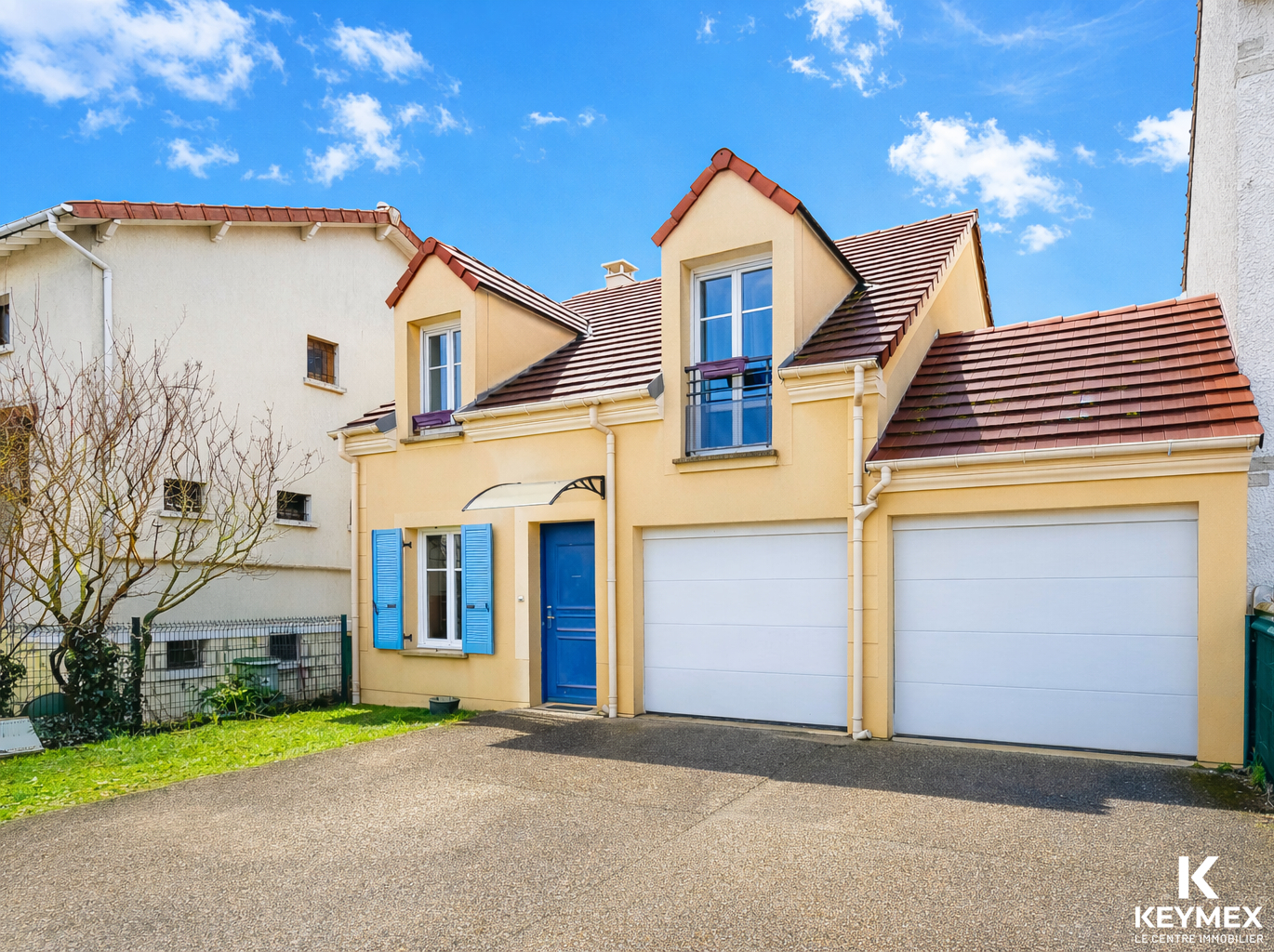 Maison Frepillon - 84 m2 - 3 chambres - double garage - jardin