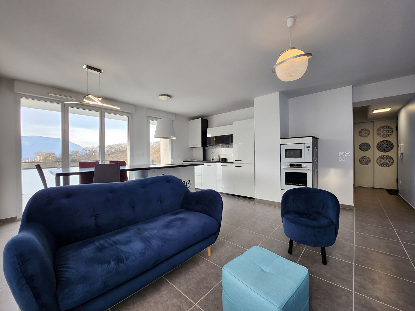 Appartement T3 avec terrasse et vue panoramique - Eybens