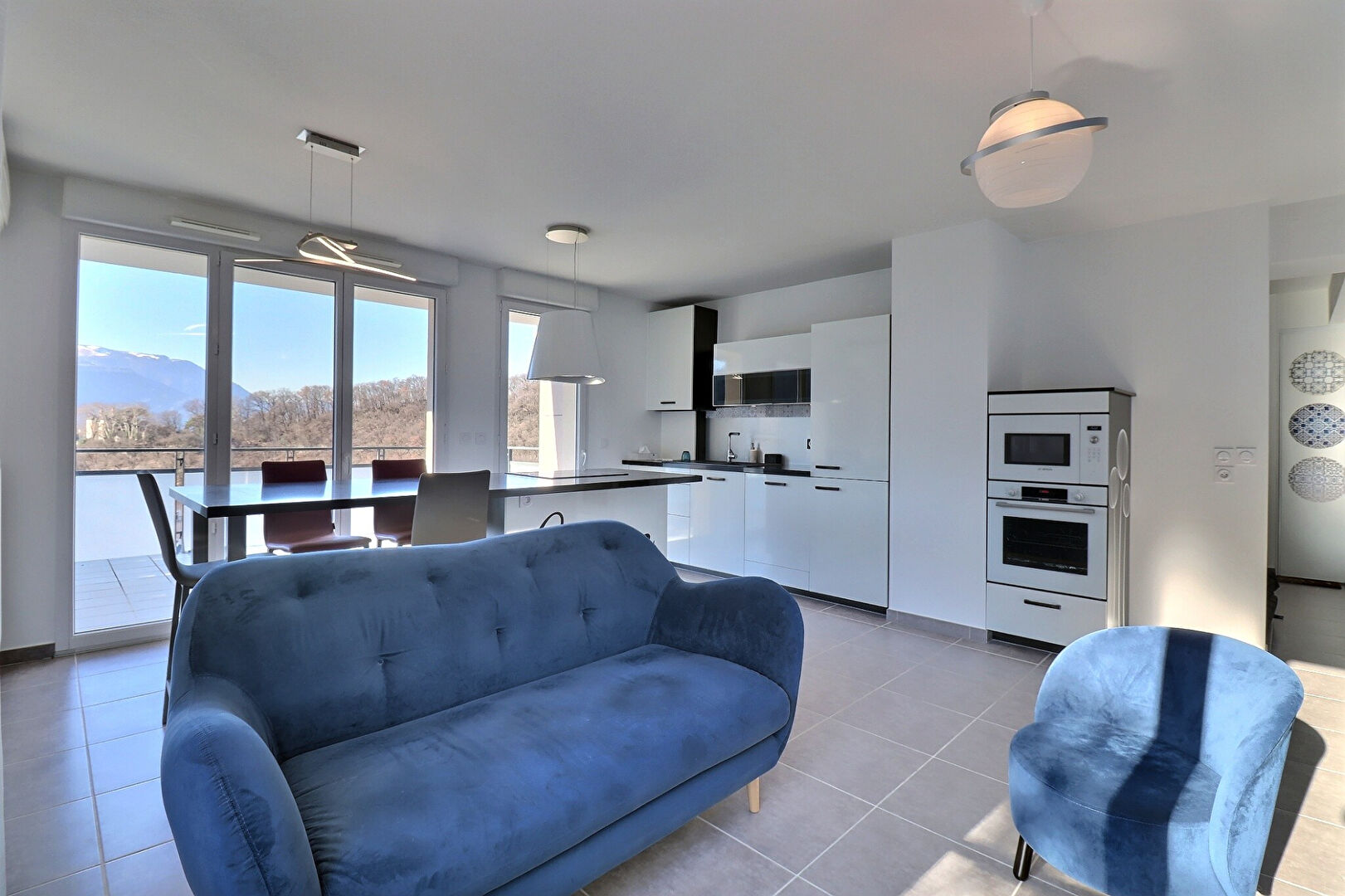 Appartement T3 avec terrasse et vue panoramique - Eybens