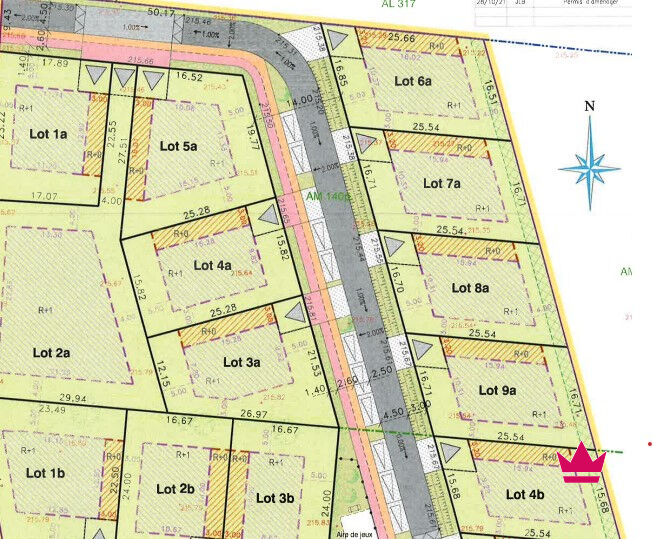 Genas Azieu, Terrain 400m