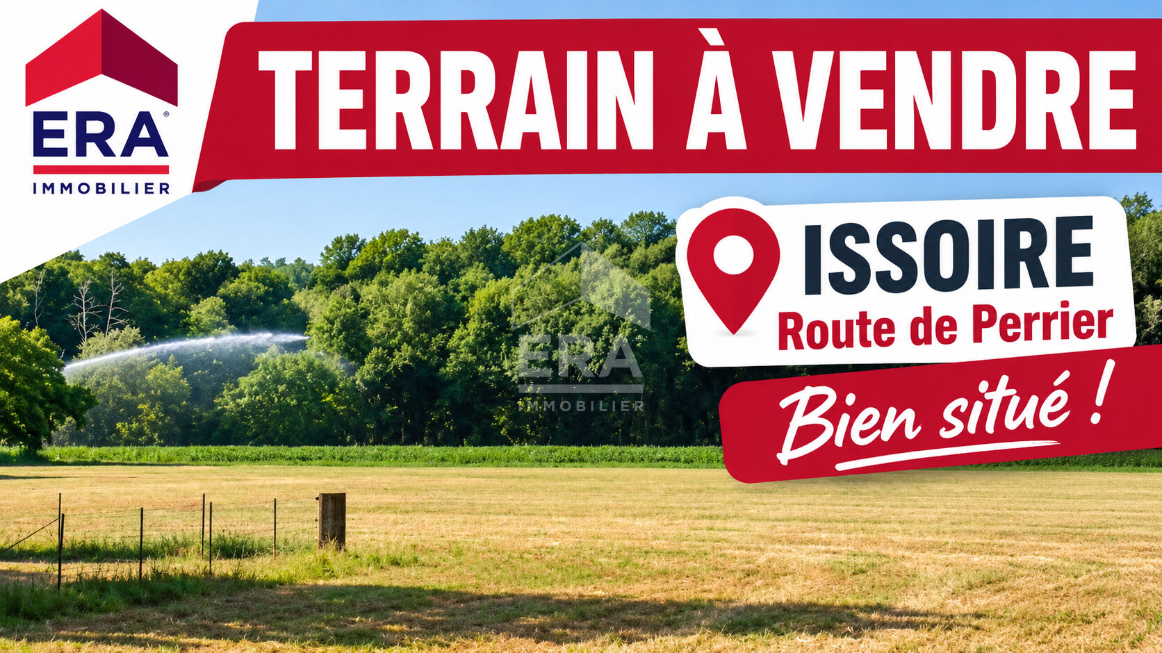 Terrain 1990 m² · à Issoire · 170 240 €