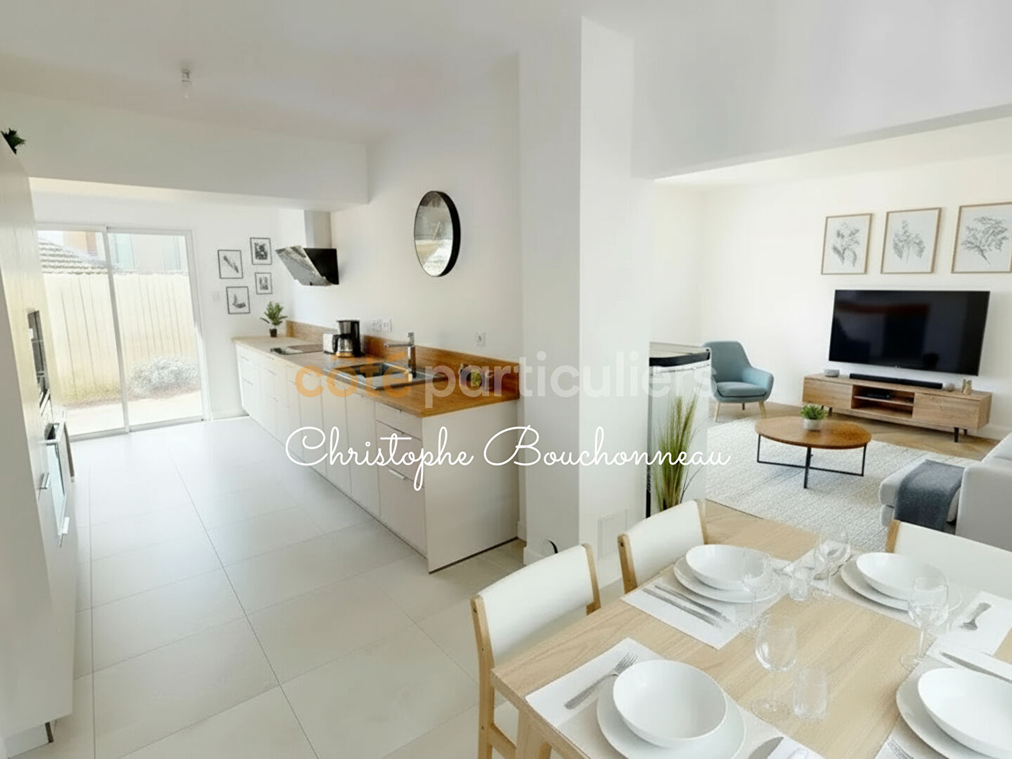 MAISON REFAITE A NEUF 3 CH 1 BUREAU AVEC GARAGE