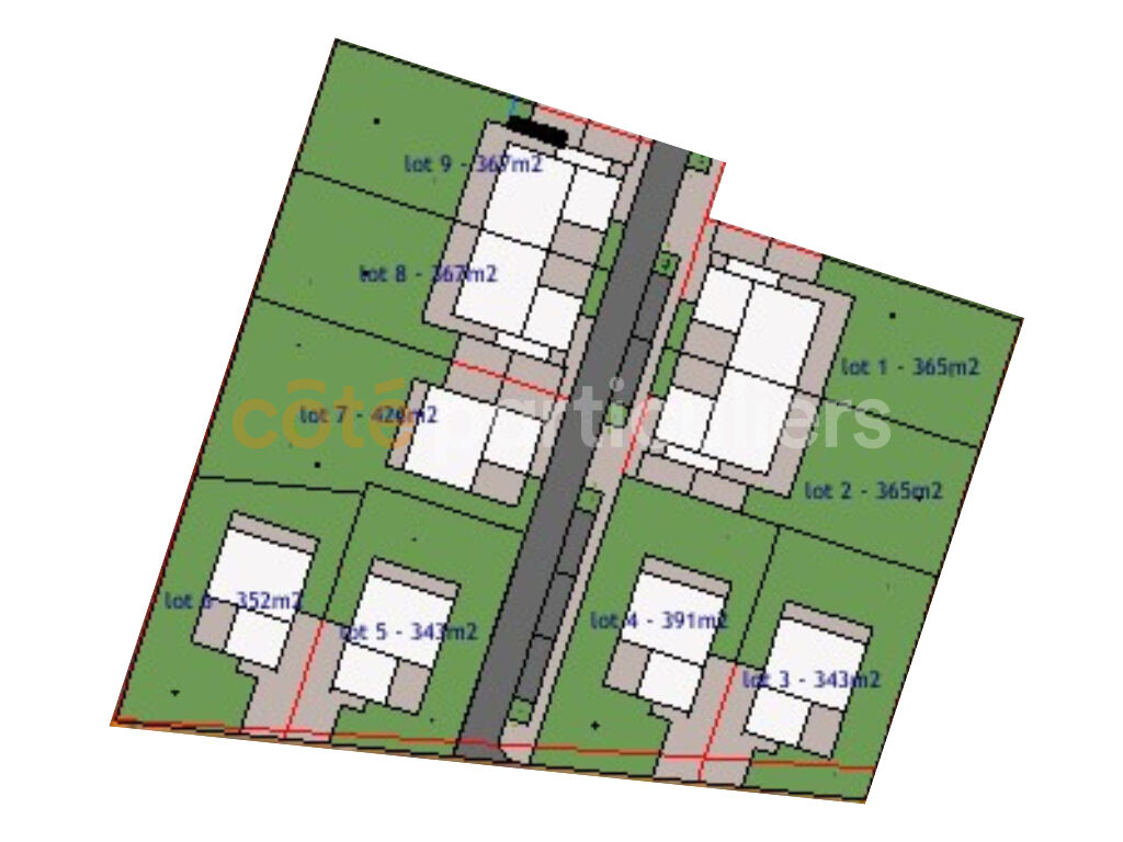 Terrain Chasnais 343 m2