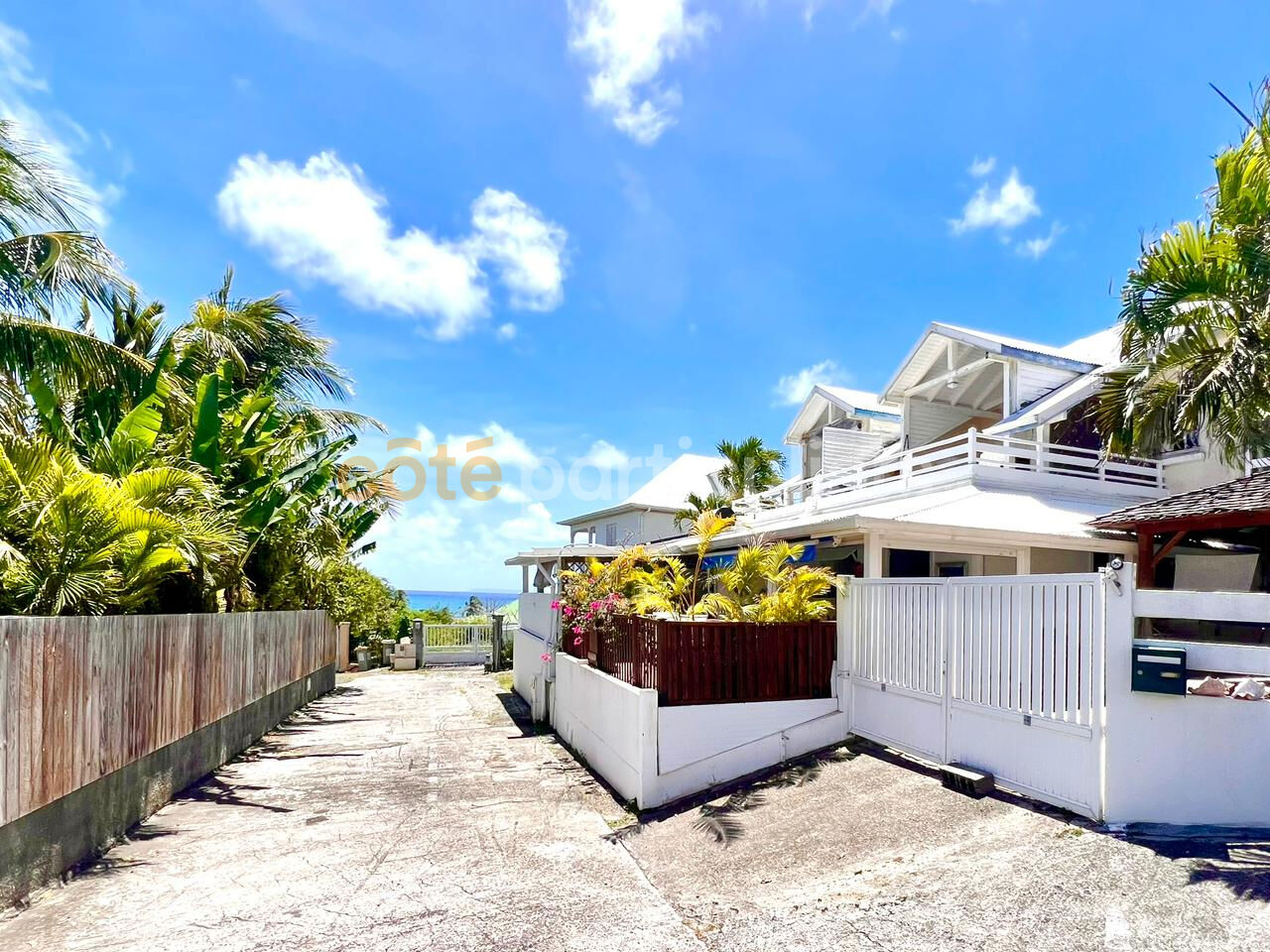Appartement atypique avec vue mer et accès plage à pied ? Route Touristique, Saint?François