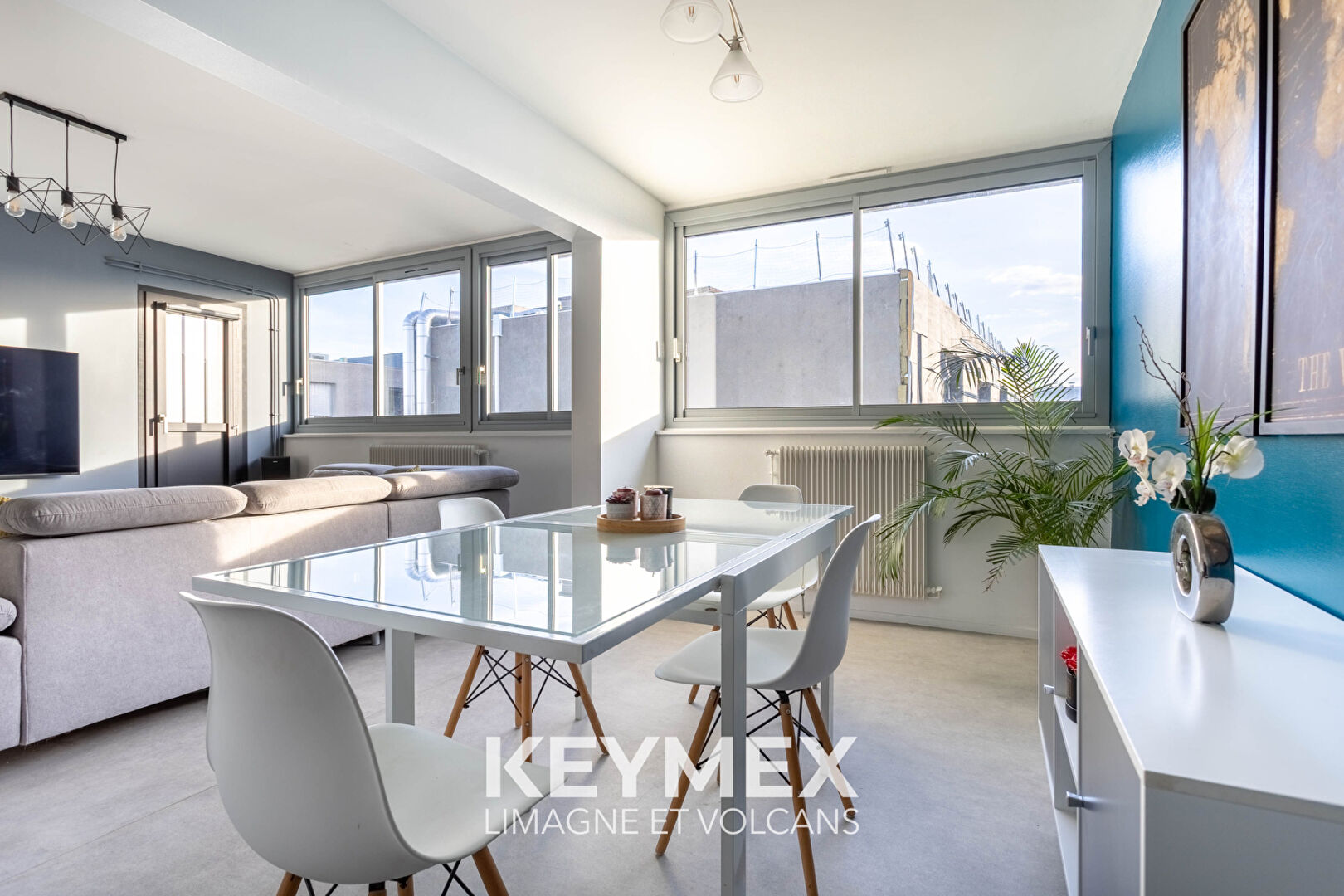 Appartement 4 pièces 2 chambres avec garage