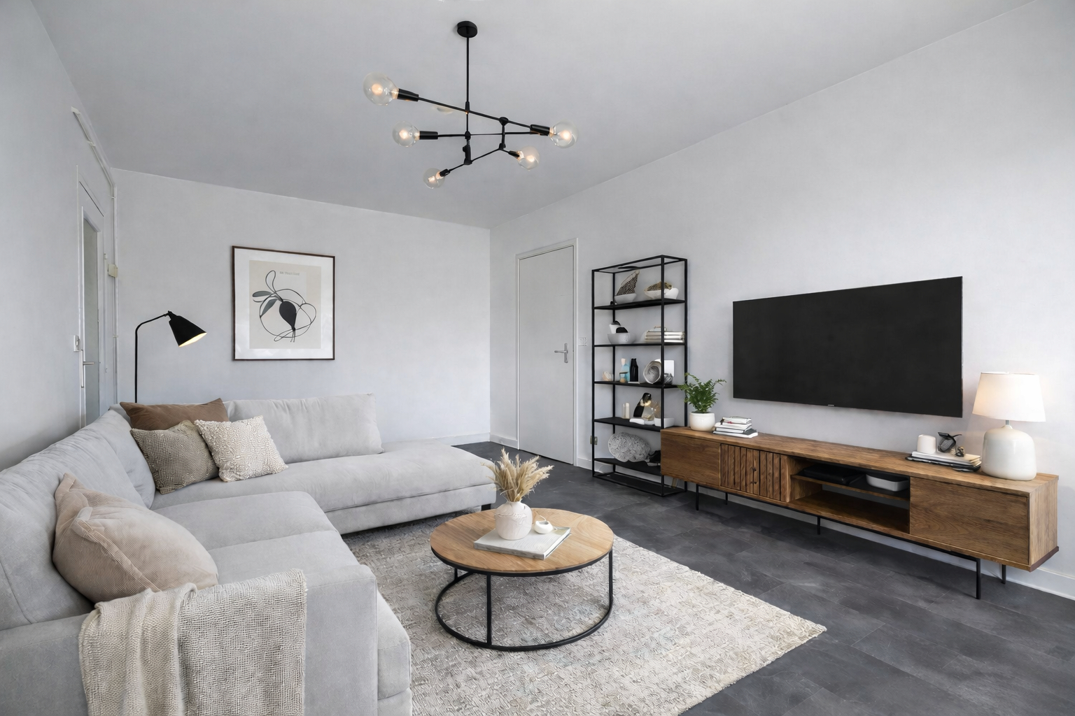 Appartement 2 pièces d'environ 46 m² / Stationnement extérieur + Cave