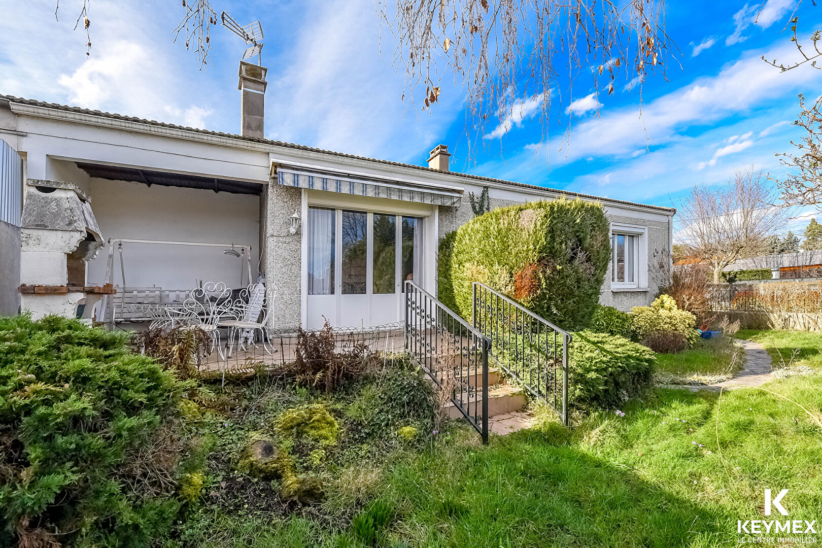 Eaubonne  ? Maison 4 pièces 80 m² ? Plain-pied ? Jardin ? Sous-sol total ? Garage