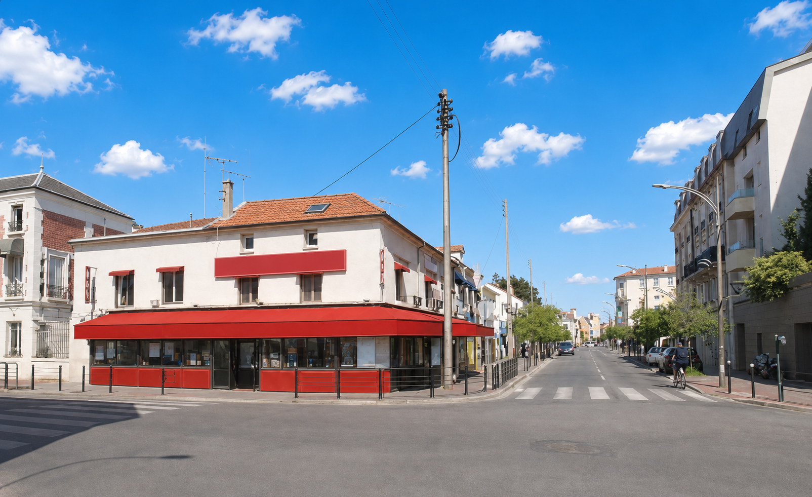 Mur Commercial  Argenteuil centre avec appartement T3 + T2+ T3 + 4 box