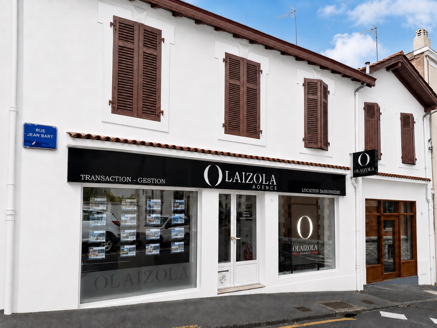 Agence immobili�re OLAIZOLA � Biarritz � rue Jean Bart