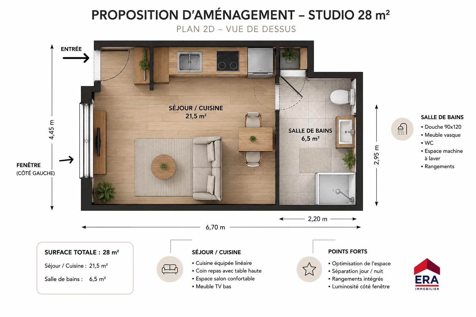 Appartement 1 pièce 26 m² · à Saint-Denis · 26 m² · 120 000 €