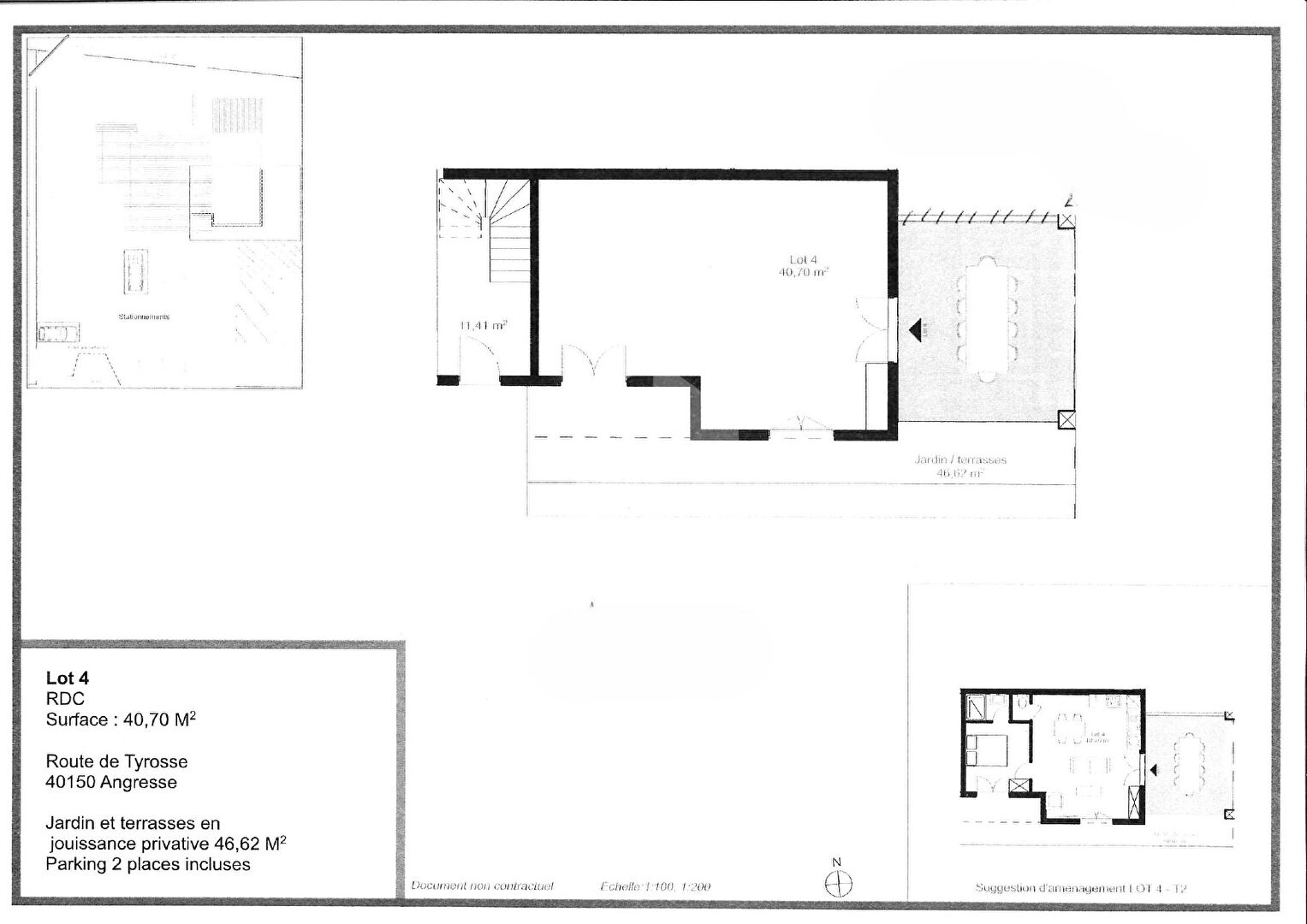 Appartement 2 pièces 40 m² · à Angresse · 40 m² · 175 750 €