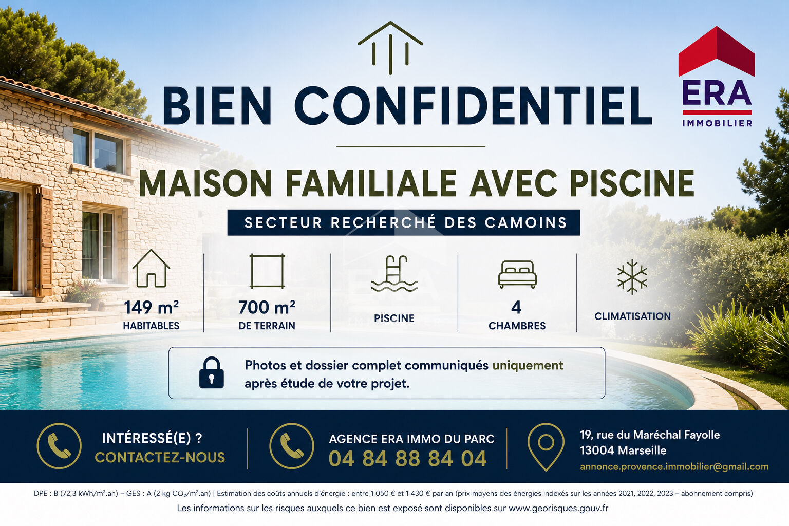 Maison 5 pièces 150 m² · à Marseille · 150 m² · 869 000 €