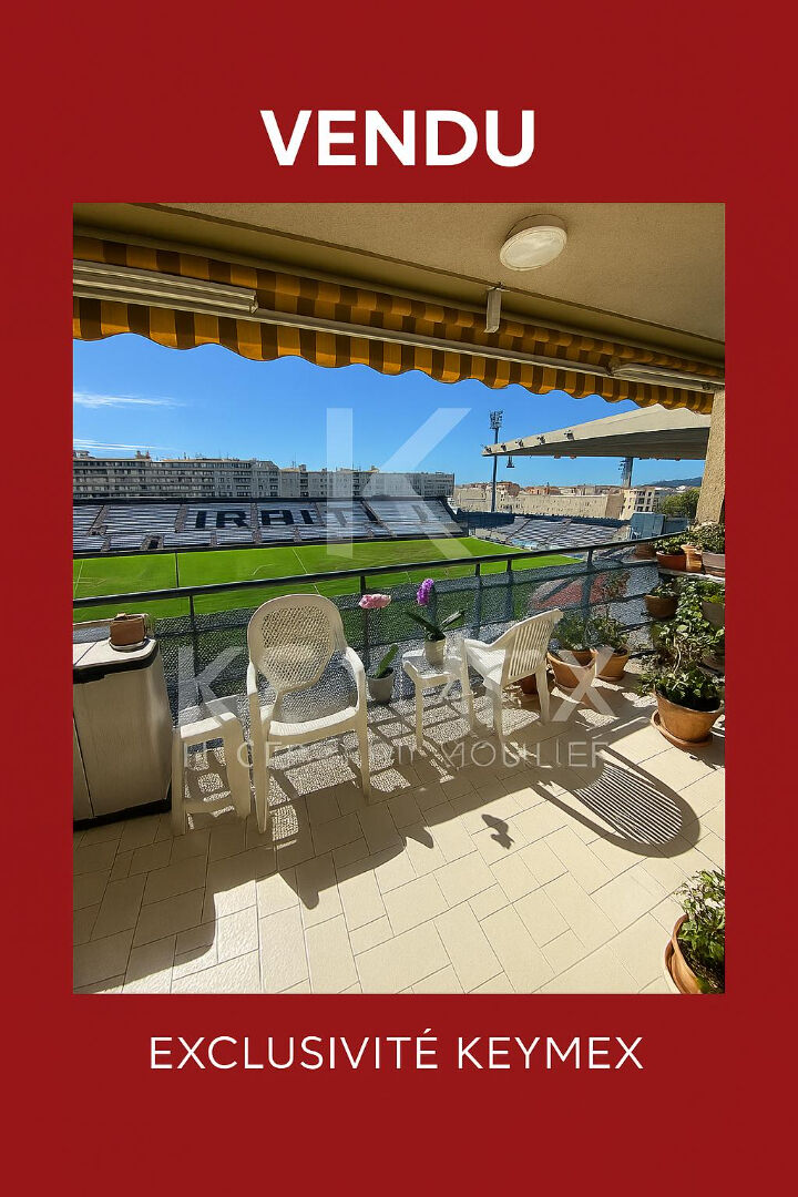 Magnifique Appartement 2 pièces avec Vue sur le Stade Mayol