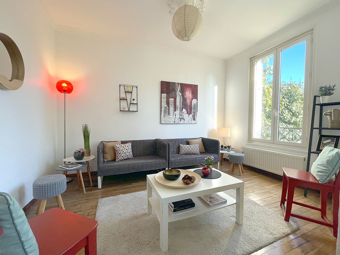 Cormeilles En Parisis Appartement 4 pièces RDC avec Vue + 2 caves !
