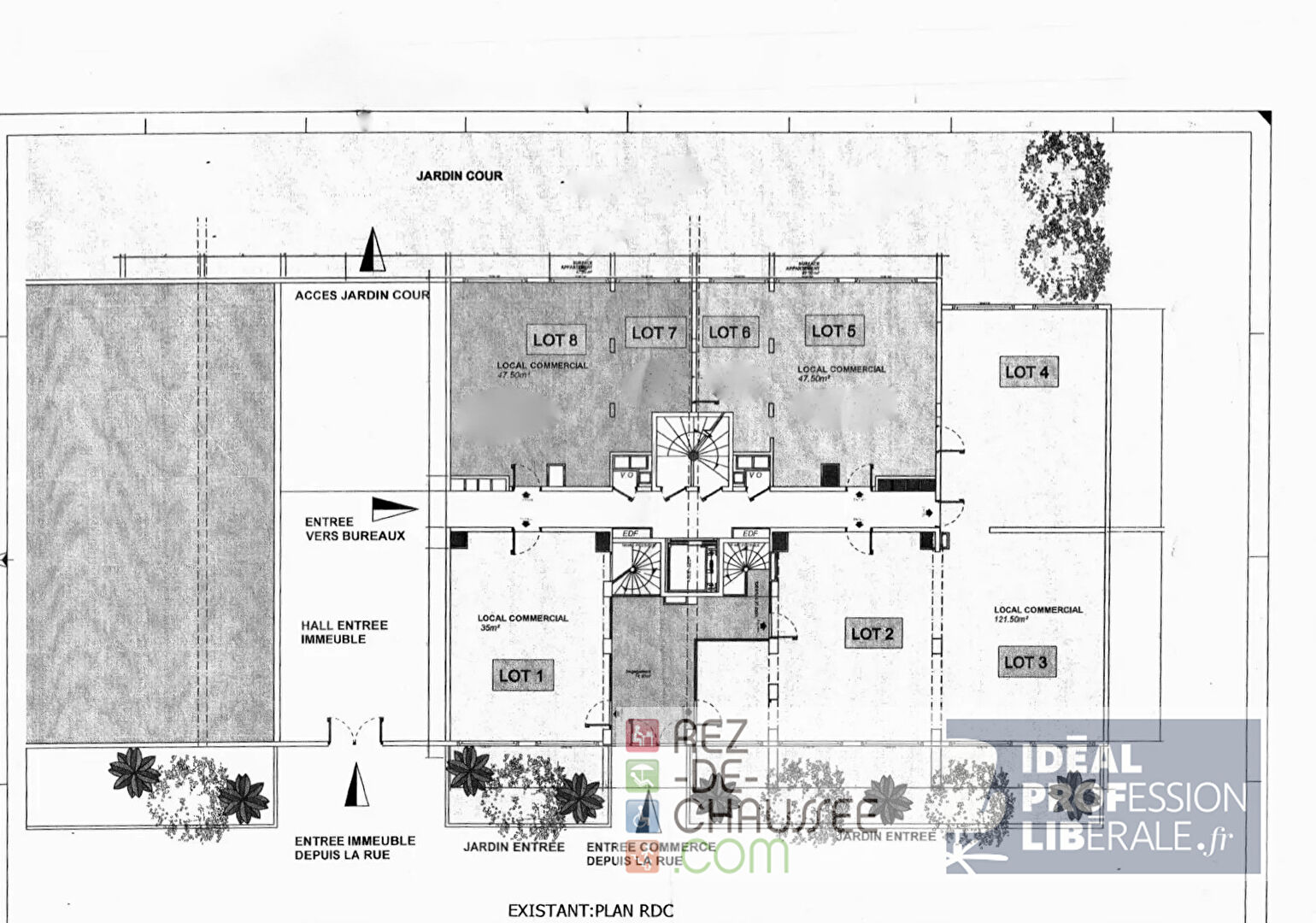 LOCAL COMMERCIAL  USAGE DE BUREAUX