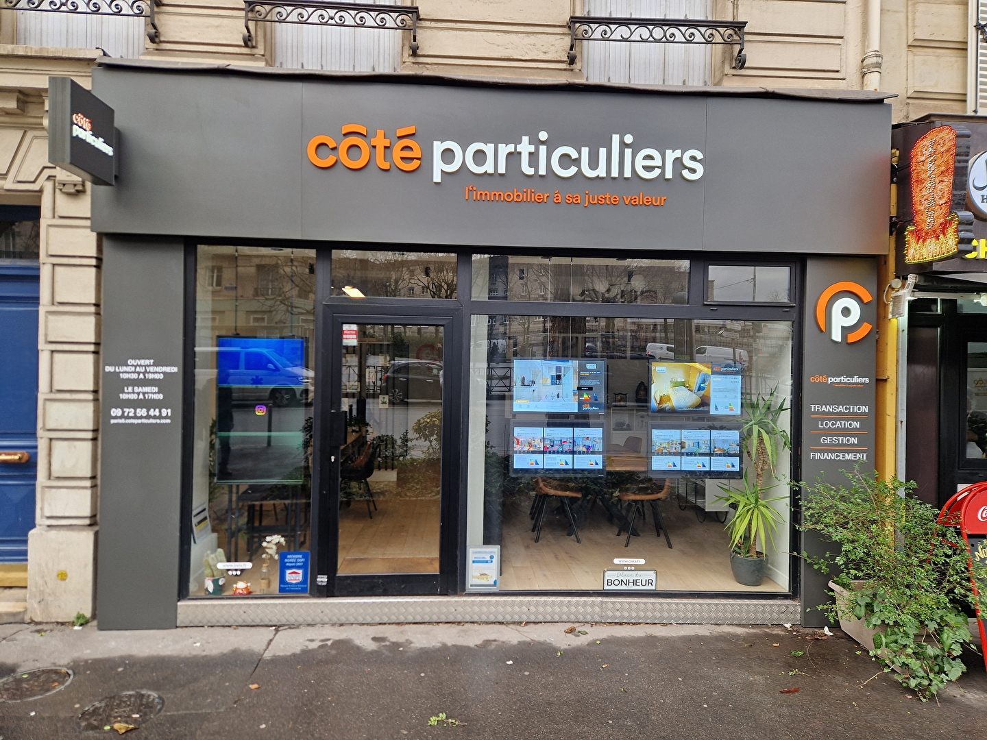 Agence immobilière Côté Particuliers à Paris